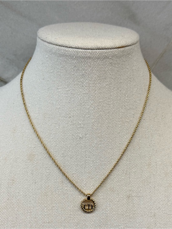 Dior Jewelry - Christian Dior Gold Plated Pendant Necklace